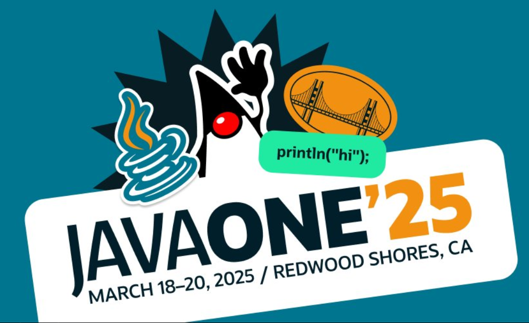 Slika prikazuje logotip konference JAVAONE2025. Vir: https://x.com/JavaOne/, 8. 4. 2025