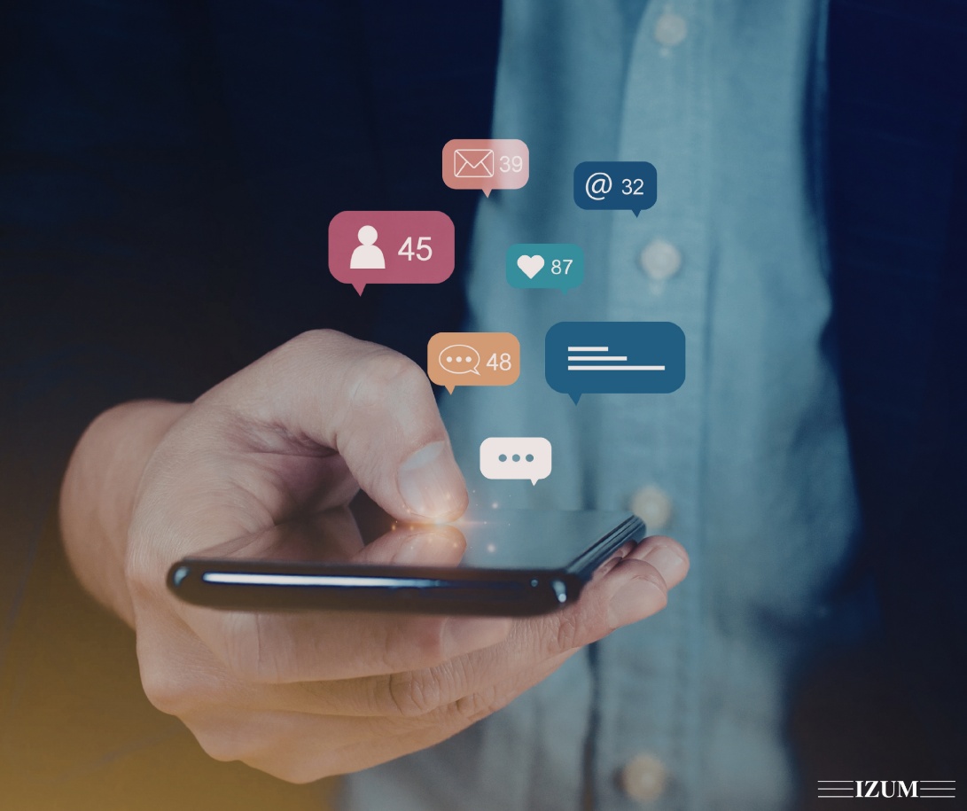 Družbena omrežja na dosegu palca (vir: Arhiv IZUM)