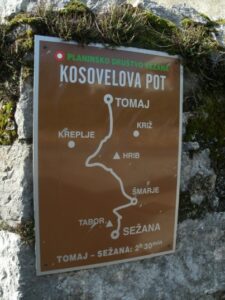 Kosovelova pot (vir: TIC Sežana)